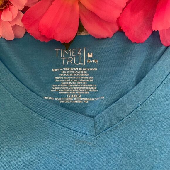 Time and Tru blue shirt - Picture 2 of 4